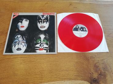 Kiss Dynasty 1979 Casablanca Records NB 7049 Deutsche Pressung Rotes Vinyl VG/VG+